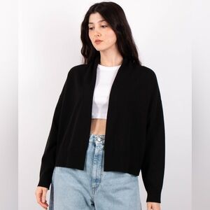 NWT Vince Drape Front Wool Cardigan